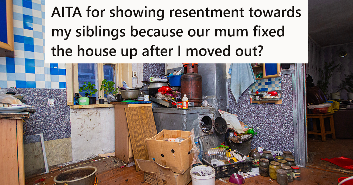 a very dirty kitchen