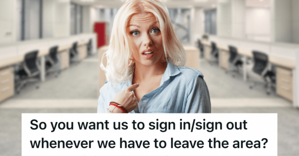 employee annoyed with her micromanager boss