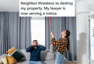 Low Level Public Official Was Threatened By Her Upstairs Apartment Neighbor, So She Had Her Lawyer Send The Neighbor A Letter Explaining That Threats Against Public Officials Come With Harsh Penalties