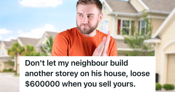 man sabotaging a real estate sale