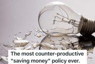 A Lightbulb Went Out At Work, But This Employee Was Told It Wouldn’t Be Replaced Until Ten Lightbulbs Went Out