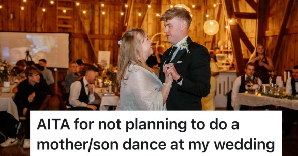mother/son dance at wedding