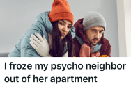 Nightmare Neighbor Moved In And Filled The House With Smoke And Screaming, But When The Upstairs Tenant Turned Off The Heat, They Froze Her Out