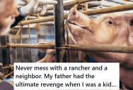 His New Neighbors Sued To Make Him Move His Fence Six Inches, But Weren’t Thrilled When He Built A Hog Pen Next To The Fence