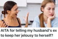 Her Husband’s Ex Wouldn’t Stop Making Petty Comments, So She Told Her To Keep Her Jealousy To Herself