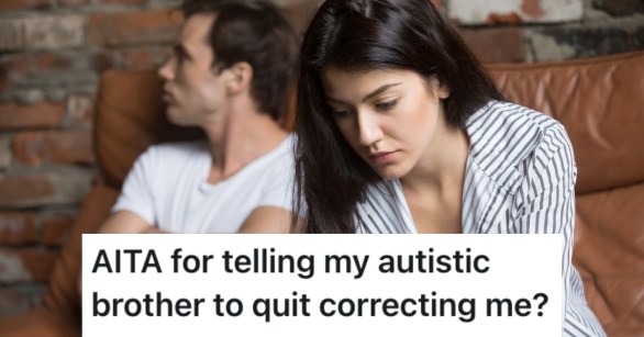 woman and man giving each other silent treatment