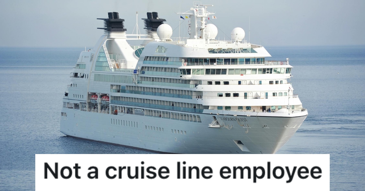 cruise ship in the ocean