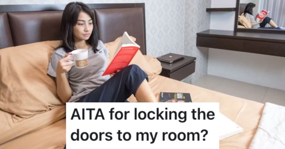 woman reading a book in bed