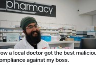A Manager Said Pharmacy Workers Needed a Doctor’s Note To Have Water While Working, So A Doctor Wrote A Scathing Note To Put Them In Their Place