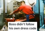 Fast Food Restaurant Boss Gave Employees a Hard Time About Their Uniform, So They Turned it Around On Him And Found Things Wrong With What He Was Wearing