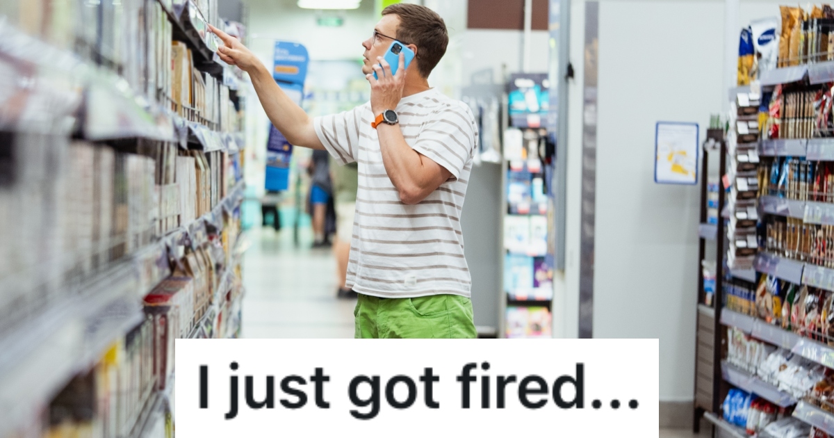 man shopping at a store