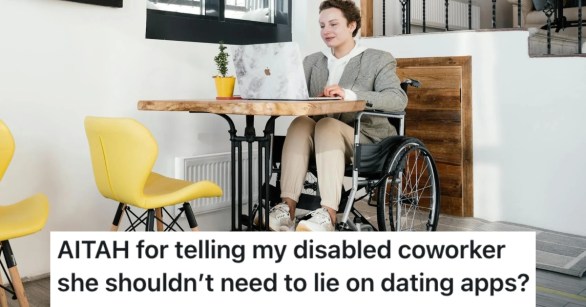 woman in wheelchair sitting at a table