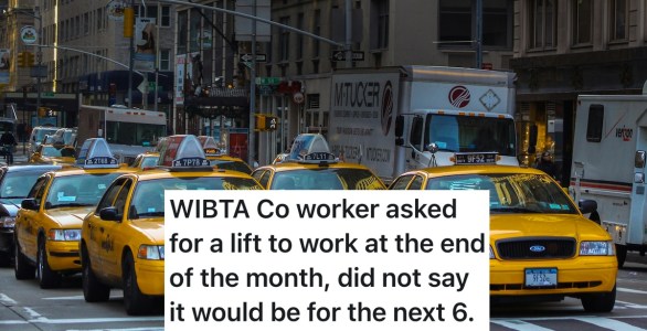 taxi cabs on a crowded street