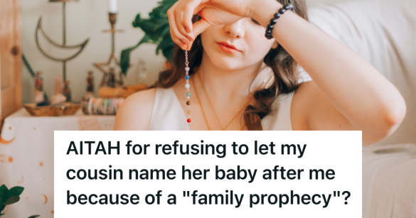 spiritual woman holding mystical jewelery