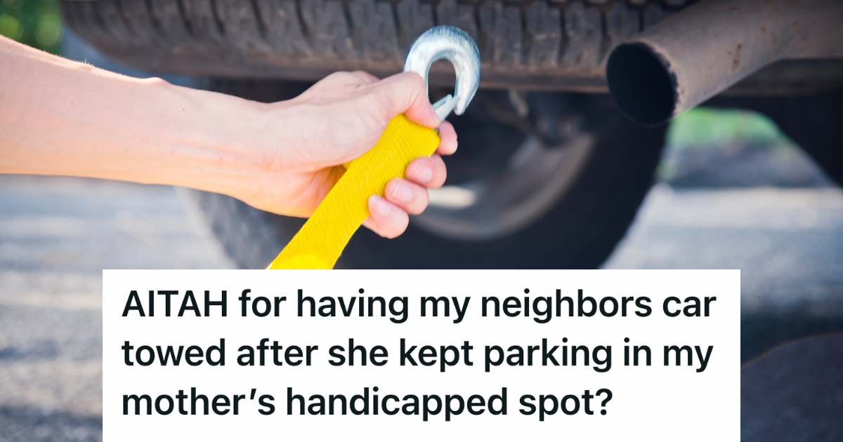 towing rope going onto a car