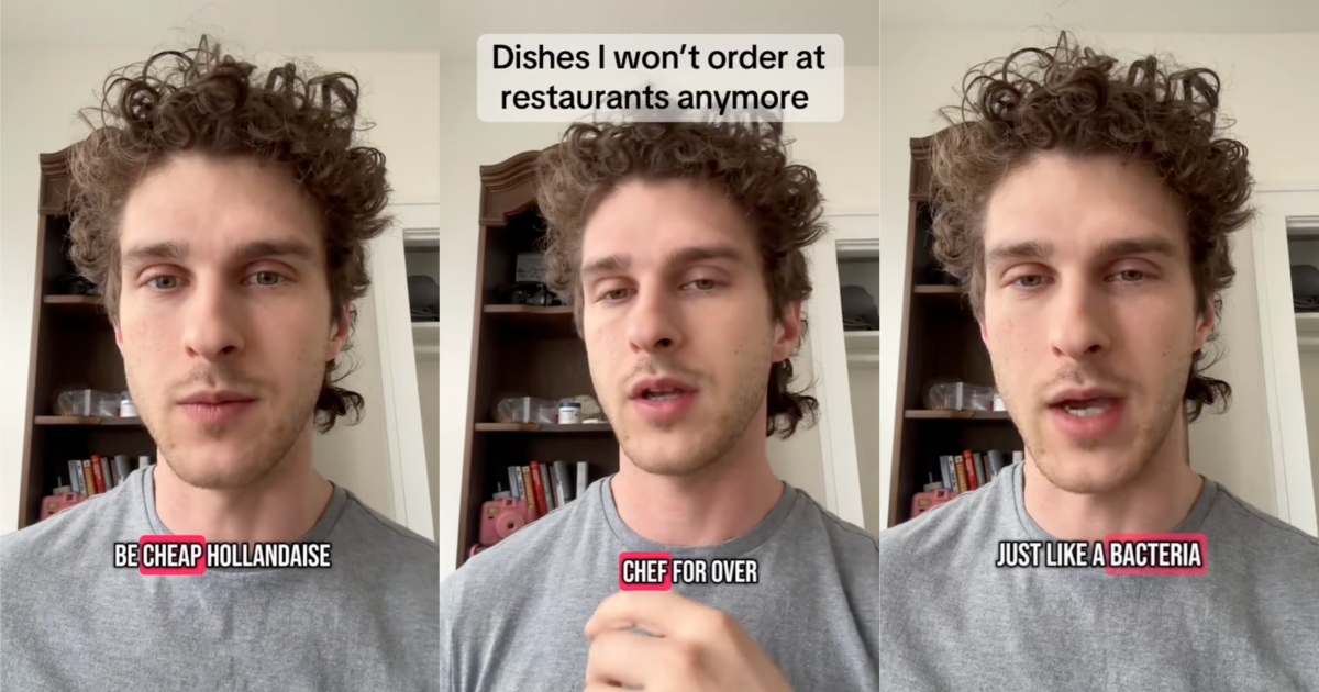 a chef talked about dishes he won't order