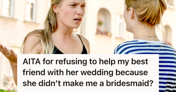 two women arguing in public