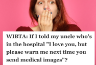 Family Member Needed Support In The Hospital, But A Medical Photo Update Caught Their Relative Off Guard