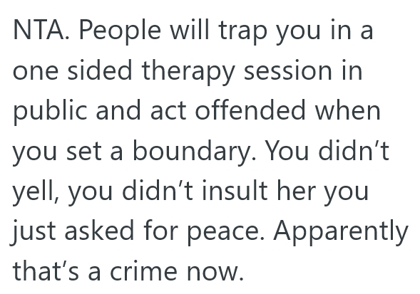 2025 04 07 22 38 18 Shed Been In The Waiting Room For Hours, And She Got Annoyed When A Stranger Tried To Strike Up A Conversation With Her