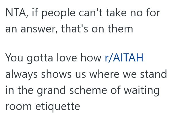2025 04 07 22 39 13 Shed Been In The Waiting Room For Hours, And She Got Annoyed When A Stranger Tried To Strike Up A Conversation With Her