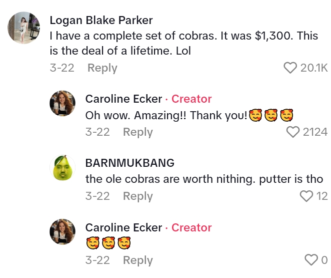 2025 04 28 15 45 28 Thrifter Found a Bag Of Golf Clubs At The Store, So She Called Him Up And He Started Freaking Out. Heres Why.