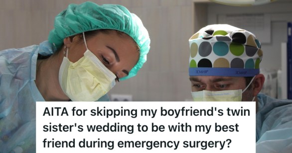 Two surgeons during a procedure