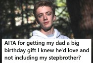 He Bought His Father A Special Gift He Knew He’d Love, But Things Got Awkward When His Younger Stepbrother Wanted To Put His Name On it