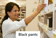 Boss Wrote Her Up For Wearing Pants That Weren’t Black Enough, So She Came Back Goth And Earned A Customer Service Award