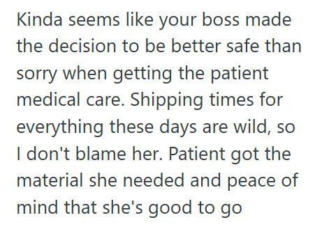 Budget 3 Boss Ignored Nurse’s Warning And Spent $1500 On Shipping, But Then She Lost Her Quarterly Bonus For Blowing The Budget