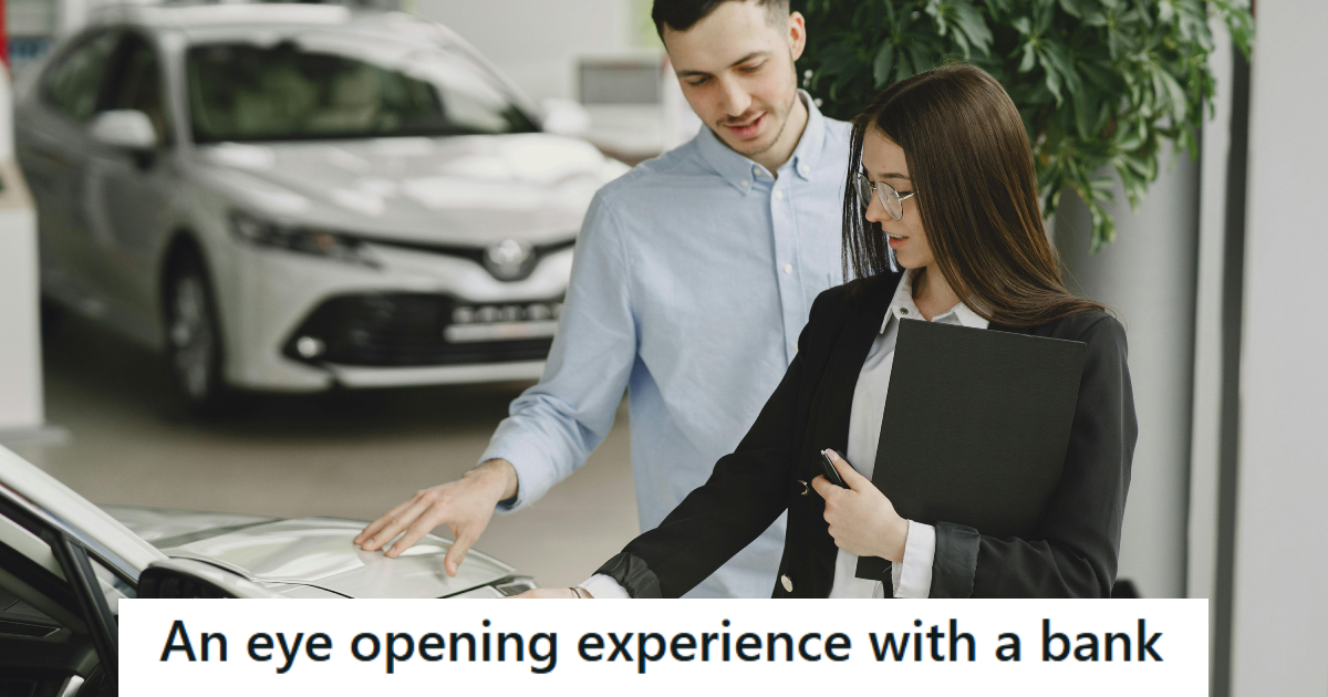 Man looking to buy a new car at a dealership