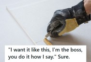 Big Boss Insists A Contractor Install Carpet Tiles Using Random Serial Numbers, But The Boss Loathes The Results And Forces The Company To Pay Him To Rip It Out And Redo It The Right Way