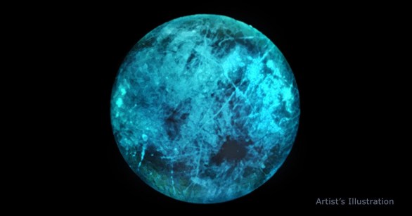 An artist's impression of Europa