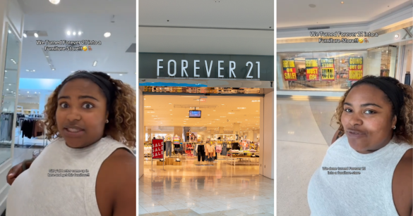 Samyra shopping at Forever 21