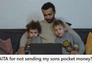 His Wife Promised Their Kids Some Pocket Money, But Left For Work Before She Could Hand Over The Cash. Now The Kids Keep Bugging Him.