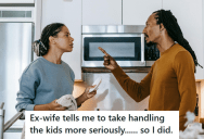 His Cheating Ex-Wife Accused Him Of Not Taking Care Of His Children, So He Started Keeping Track Of Everything She Didn’t Do As A Mother