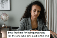 Horrible Boss Refused To Pay A Pregnant Employee, So She Decided To Quit And Told Everyone The Real Reason She Was Leaving