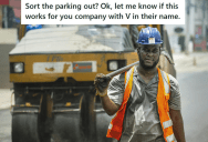 Horrible Workers Took This Guy’s Parking Spot, So He Blocked Their Equipment And Refused To Move His Car Until They Paid A Fine