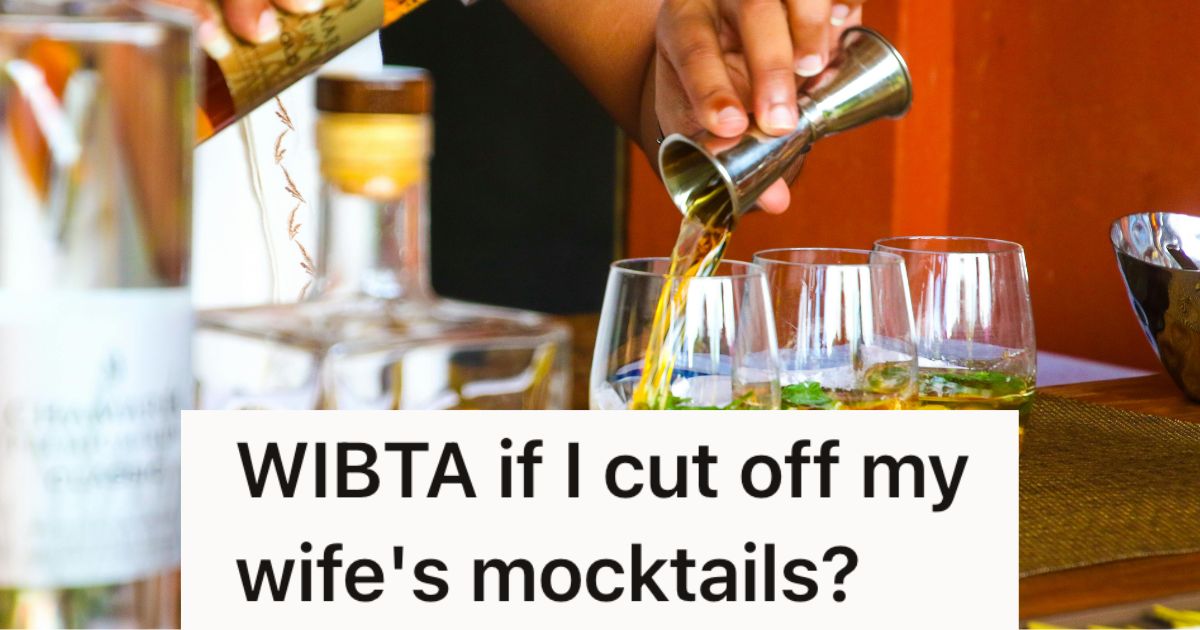 Man making cocktails