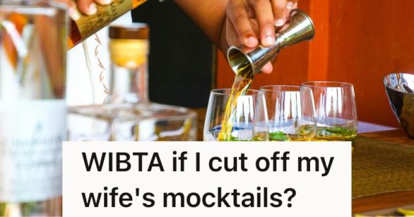 Man making cocktails