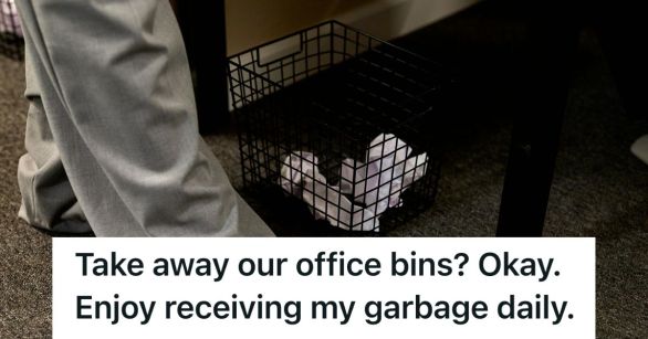 Office trash bin