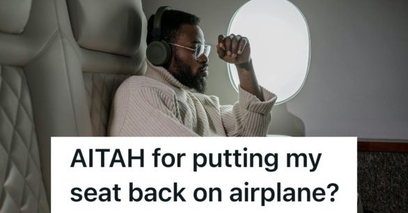 Man sitting in a plane