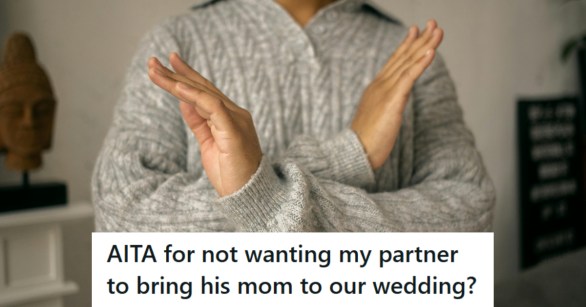 Woman with her hands up saying no and drawing the line