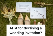 Couple Gets An Invite For A Pricey Destination Wedding They Can’t Afford, But When They Decline To Go It Causes Familial Tension