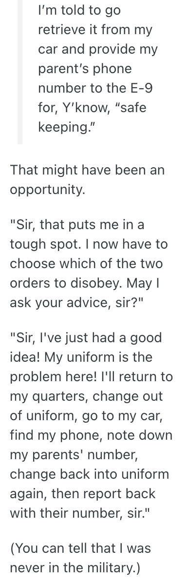 Screenshot 2025 04 01 at 7.35.19 AM Military Man Was Told Not To Carry His Phone While In Uniform, But His Superiors Were Annoyed When He Did As He Was Told
