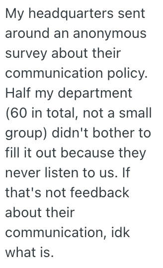 Screenshot 2025 04 01 at 7.48.23 AM Workers Were Told To Submit Honest Feedback About The Company, So This Employee Really Let Them Have It