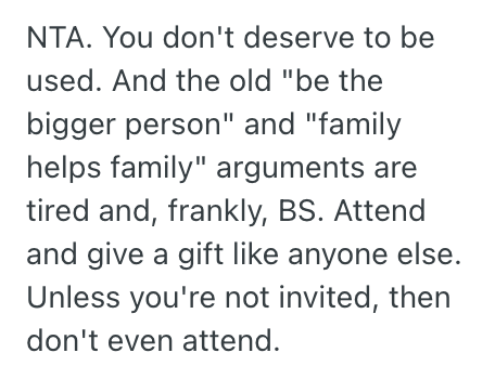 Screenshot 2025 04 06 at 1.59.30 PM Her Sister in Law Never Thanked Her For The Free Wedding Cake She Baked, So Now She Refuses To Help With Her Baby Shower