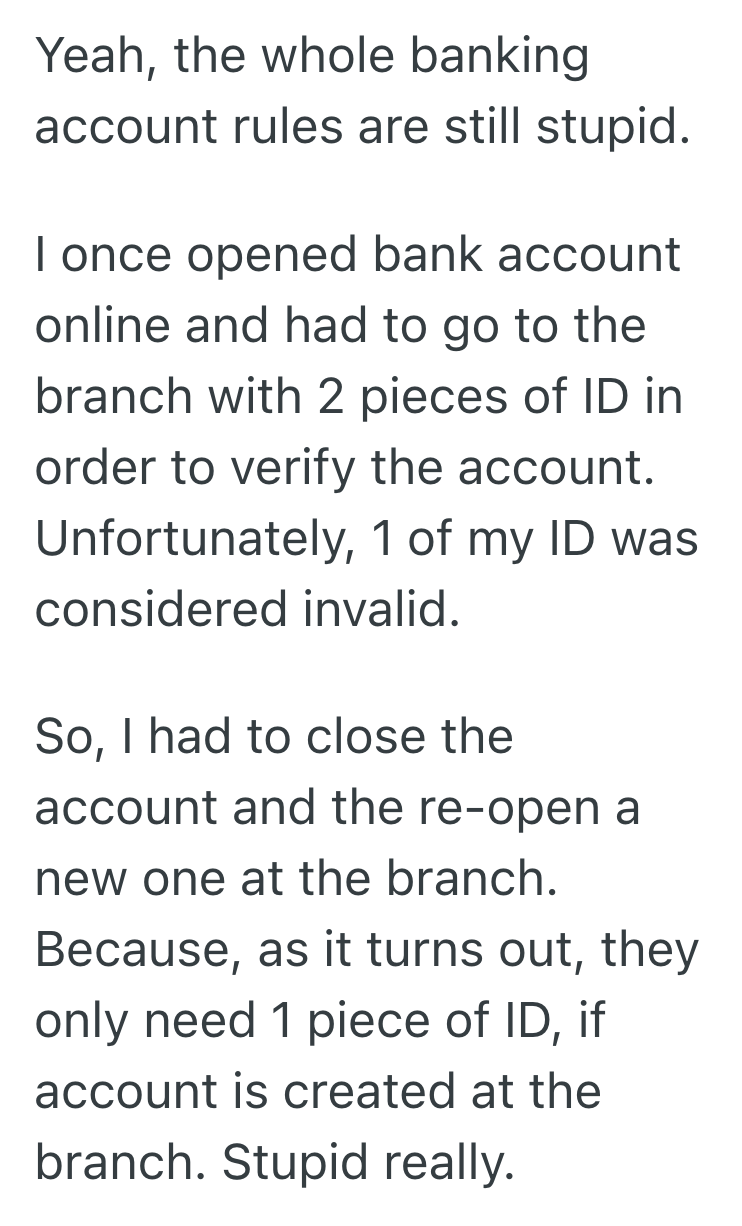 Screenshot 2025 04 06 at 4.03.59 PM Bank Labeled Customer A Rule Breaker Over Forty Dollars, So He Followed The Rules To The Letter And Found An Unexpected Loophole