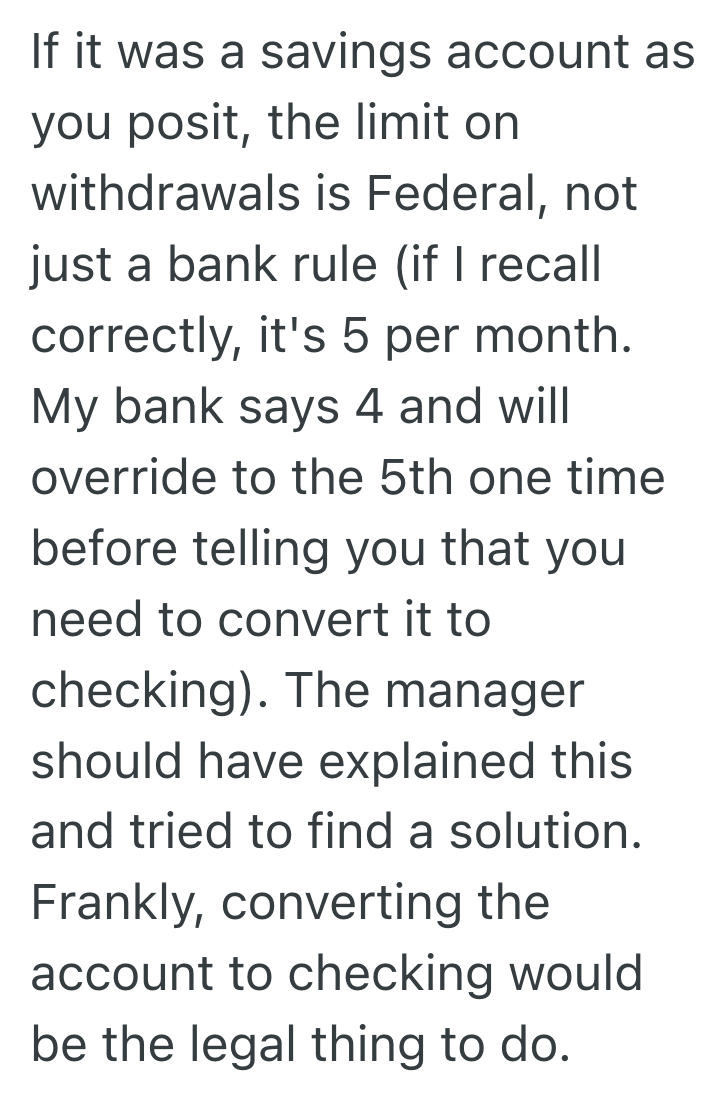 Screenshot 2025 04 06 at 4.05.16 PM Bank Labeled Customer A Rule Breaker Over Forty Dollars, So He Followed The Rules To The Letter And Found An Unexpected Loophole
