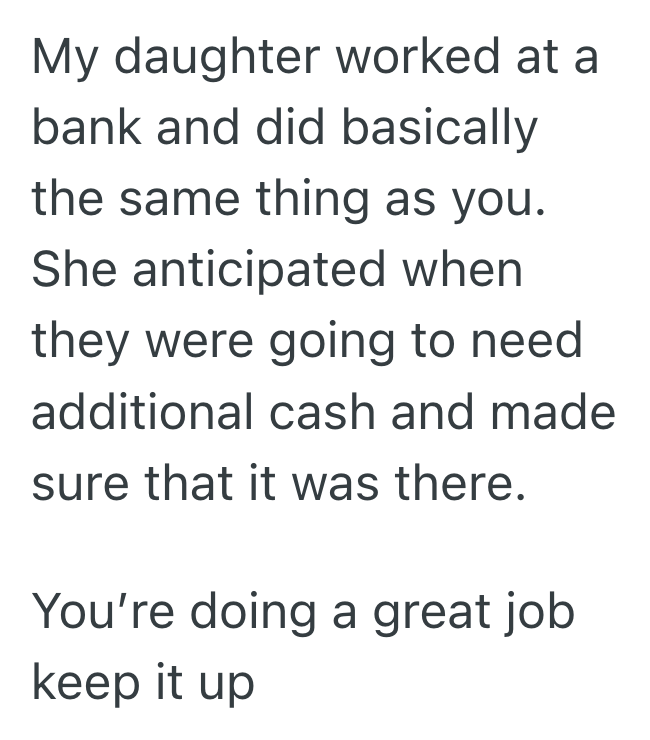 Screenshot 2025 04 07 at 12.37.54 PM Head Teller Knew The Branch Needed More Cash, But When The Bosses Ignored Their Expertise, It Led To A Financial Snafu That Was Totally Avoidable