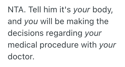 Screenshot 2025 04 07 at 2.09.56 PM Pregnant Woman Scheduled An Elective C Section Due To Her Fear Of Natural Delivery, But Her Husband Keeps Insisting That She Give Birth Naturally Or Face Dicvoce
